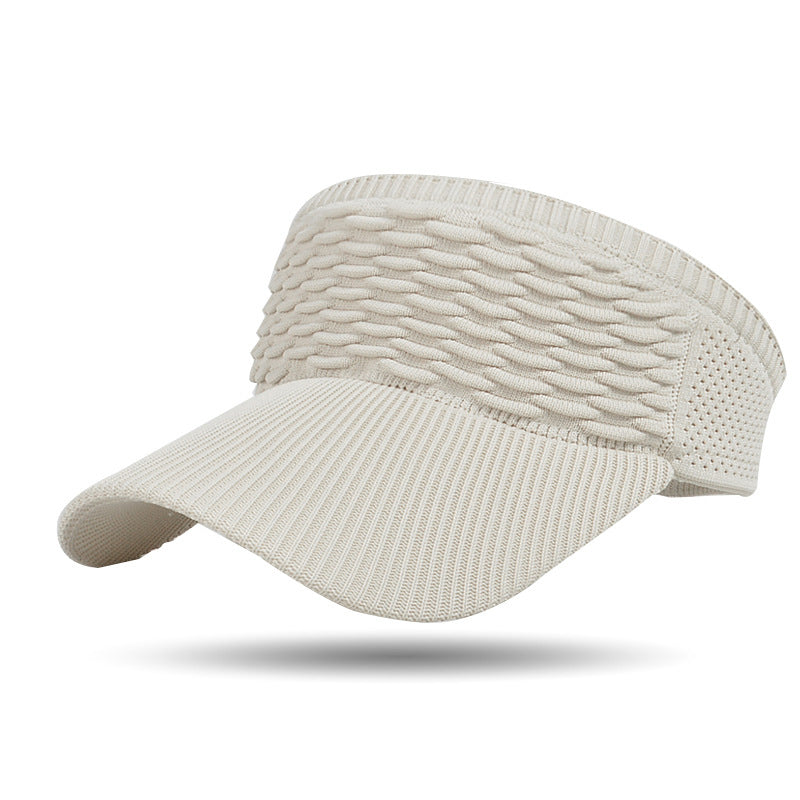 🕶️🌊🍹Chic Knit Sun Visor Hat – Lightweight & Airy, Adds a Sporty Touch to Any Outfit – Ideal for Poolside Lounging, Beach Vacations or Outdoor Brunch 👙👗