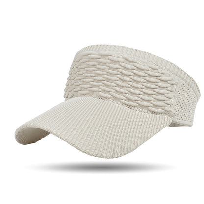 🕶️🌊🍹Chic Knit Sun Visor Hat – Lightweight & Airy, Adds a Sporty Touch to Any Outfit – Ideal for Poolside Lounging, Beach Vacations or Outdoor Brunch 👙👗