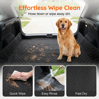 🚗50% OFF NOW!⏰Car Boot Liner Waterproof Pet Travel Mat – Non-slip & easy to clean – Protects trunk from dirt, spills & fur – perfect for dogs or outdoor gear 🐕