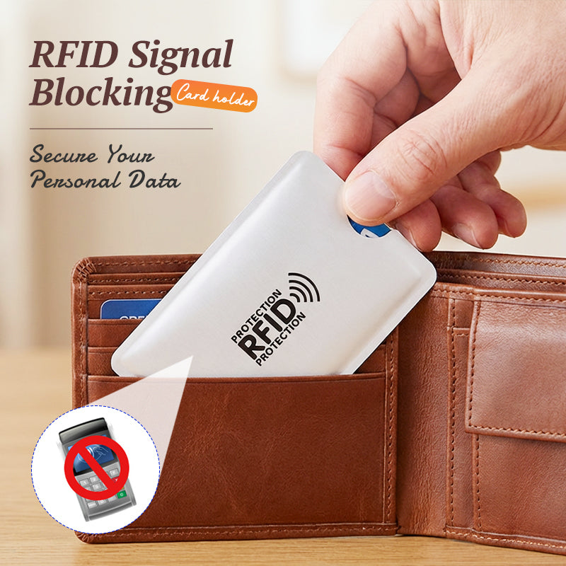 RFID Blocking Sleeves for Credit Cards- Durable and water‑repellent