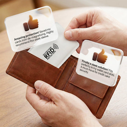 RFID Blocking Sleeves for Credit Cards- Durable and water‑repellent