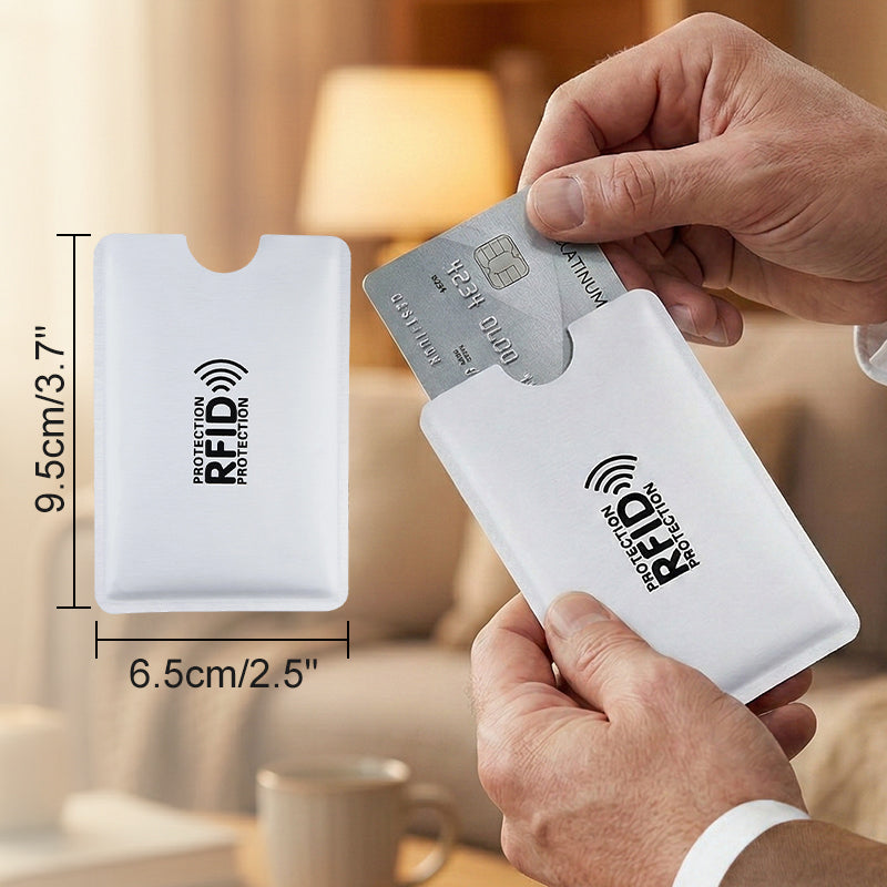 RFID Blocking Sleeves for Credit Cards- Durable and water‑repellent