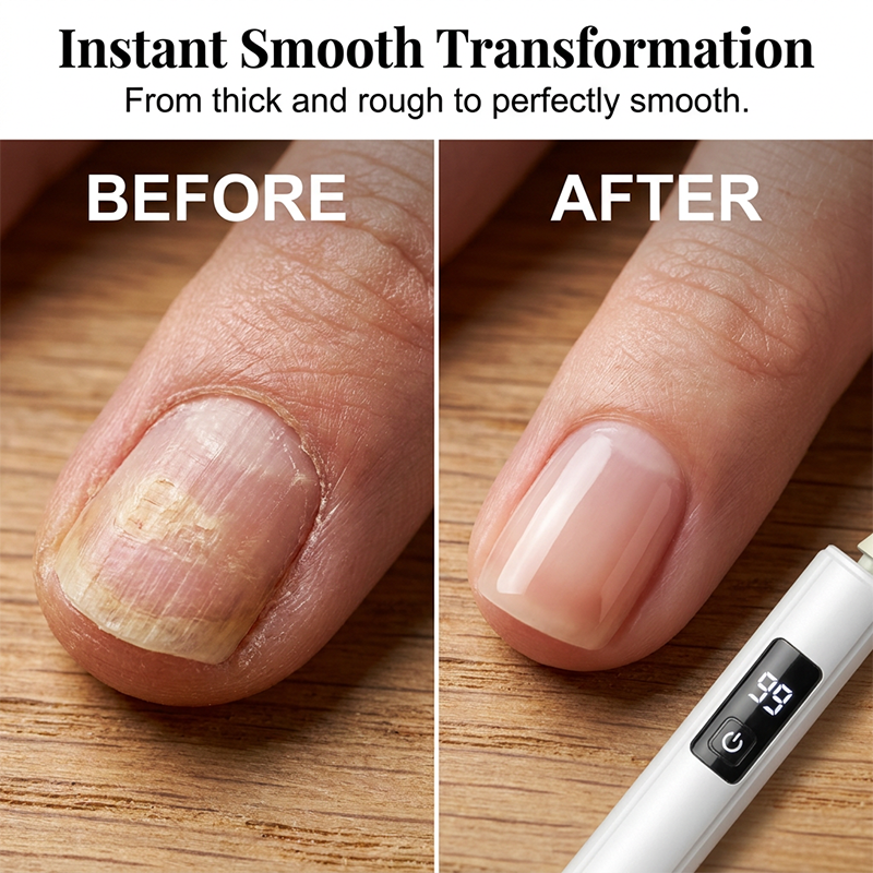 🥳Last Day Promotion!💅✨ Professional Electric Nail Polisher – Smooths thick nails, 99-speed display. Multiple heads for shaping & buffing. Salon at home! 🌟💎