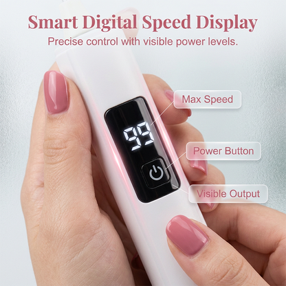 🥳Last Day Promotion!💅✨ Professional Electric Nail Polisher – Smooths thick nails, 99-speed display. Multiple heads for shaping & buffing. Salon at home! 🌟💎