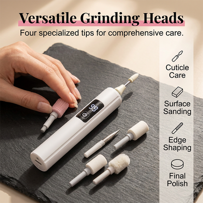 🥳Last Day Promotion!💅✨ Professional Electric Nail Polisher – Smooths thick nails, 99-speed display. Multiple heads for shaping & buffing. Salon at home! 🌟💎