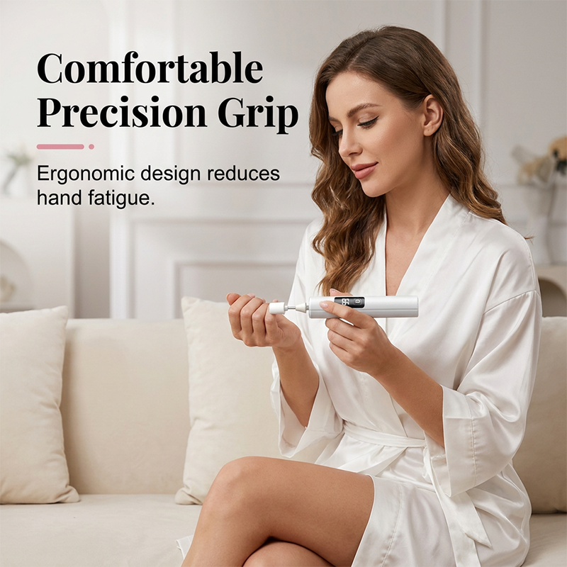 🥳Last Day Promotion!💅✨ Professional Electric Nail Polisher – Smooths thick nails, 99-speed display. Multiple heads for shaping & buffing. Salon at home! 🌟💎
