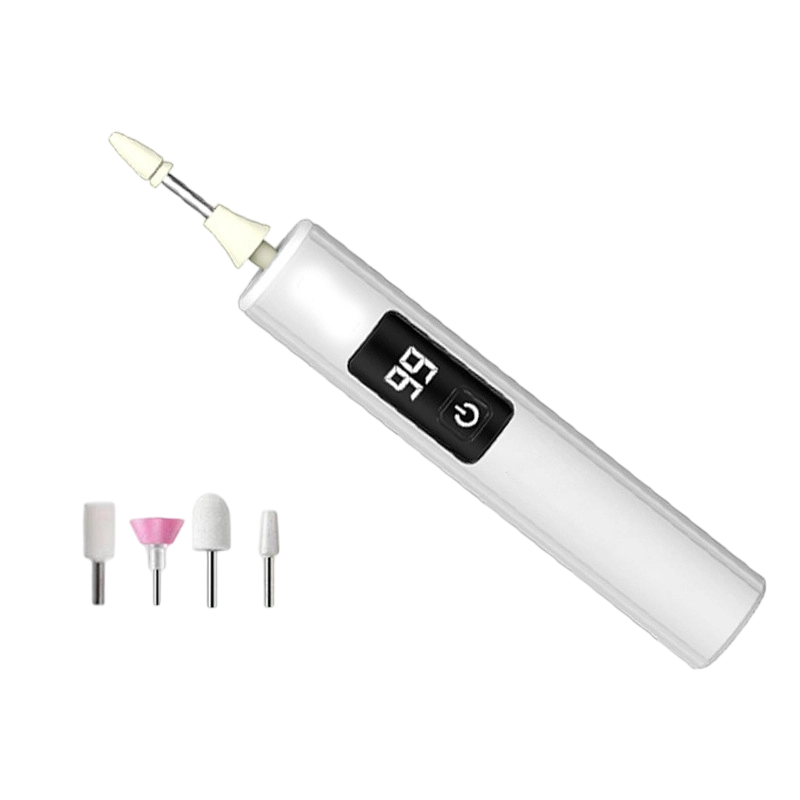🥳Last Day Promotion!💅✨ Professional Electric Nail Polisher – Smooths thick nails, 99-speed display. Multiple heads for shaping & buffing. Salon at home! 🌟💎