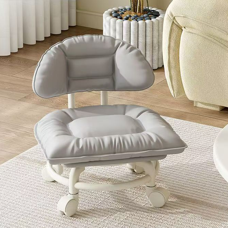 🪑 50% OFF NOW! ☁️ Low-Back Rolling Stool – Quiet Wheels & Cloud-Like Comfort – Perfect for Childcare, Cleaning, and Relaxation 🏠