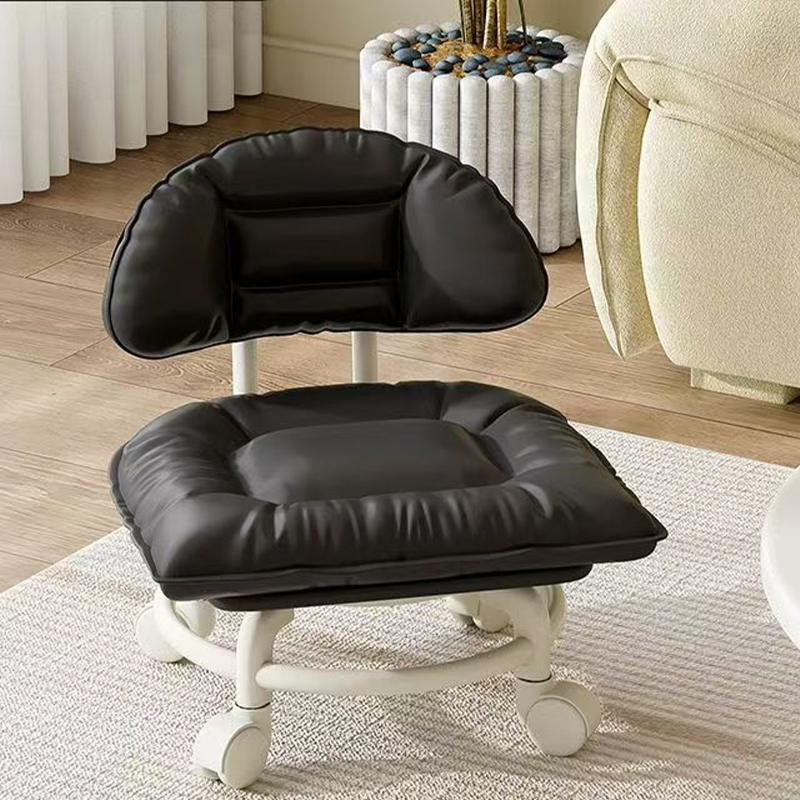 🪑 50% OFF NOW! ☁️ Low-Back Rolling Stool – Quiet Wheels & Cloud-Like Comfort – Perfect for Childcare, Cleaning, and Relaxation 🏠