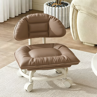 🪑 50% OFF NOW! ☁️ Low-Back Rolling Stool – Quiet Wheels & Cloud-Like Comfort – Perfect for Childcare, Cleaning, and Relaxation 🏠