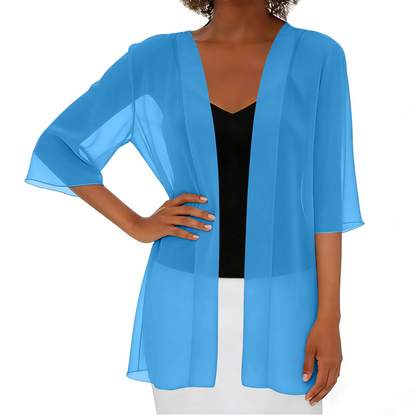 🎁🔥 NEW ARRIVAL – 50% OFF TODAY! 🌸 Women's Chiffon Open Front Cardigan ✨ Lightweight, Breezy & Perfect for Summer Layering