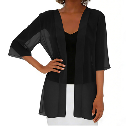 🎁🔥 NEW ARRIVAL – 50% OFF TODAY! 🌸 Women's Chiffon Open Front Cardigan ✨ Lightweight, Breezy & Perfect for Summer Layering