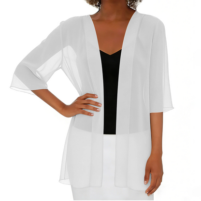 🎁🔥 NEW ARRIVAL – 50% OFF TODAY! 🌸 Women's Chiffon Open Front Cardigan ✨ Lightweight, Breezy & Perfect for Summer Layering