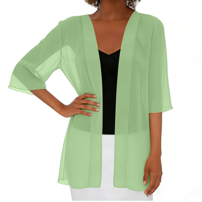 🎁🔥 NEW ARRIVAL – 50% OFF TODAY! 🌸 Women's Chiffon Open Front Cardigan ✨ Lightweight, Breezy & Perfect for Summer Layering