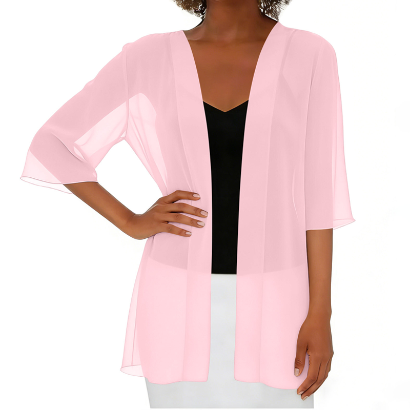 🎁🔥 NEW ARRIVAL – 50% OFF TODAY! 🌸 Women's Chiffon Open Front Cardigan ✨ Lightweight, Breezy & Perfect for Summer Layering