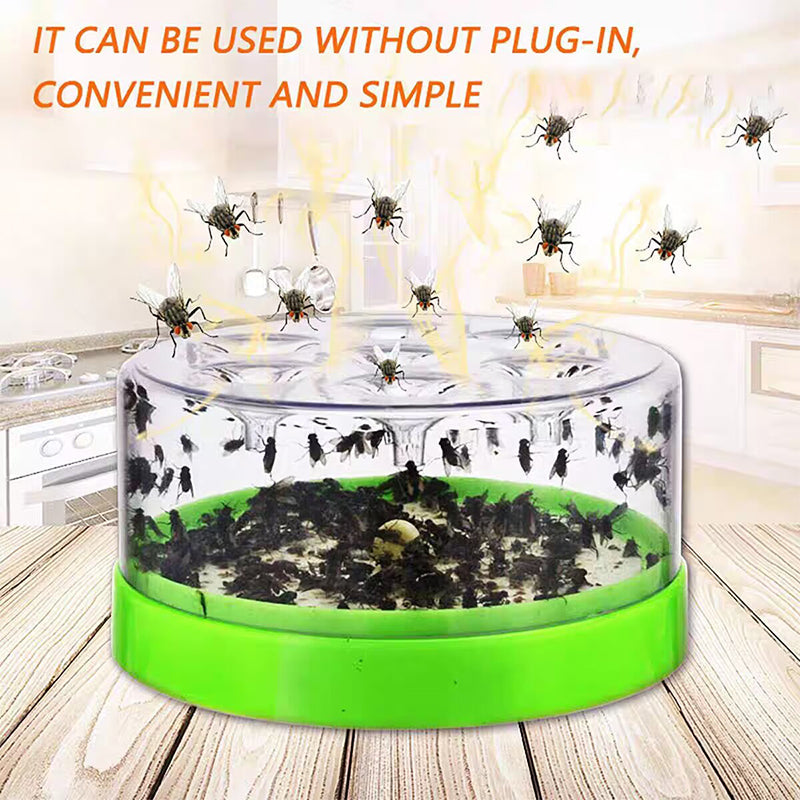 🔌Last Day Special Price✅ Reusable fly trap—no electricity, no poison! 🏠 Safe to use in the kitchen and around children and pets.