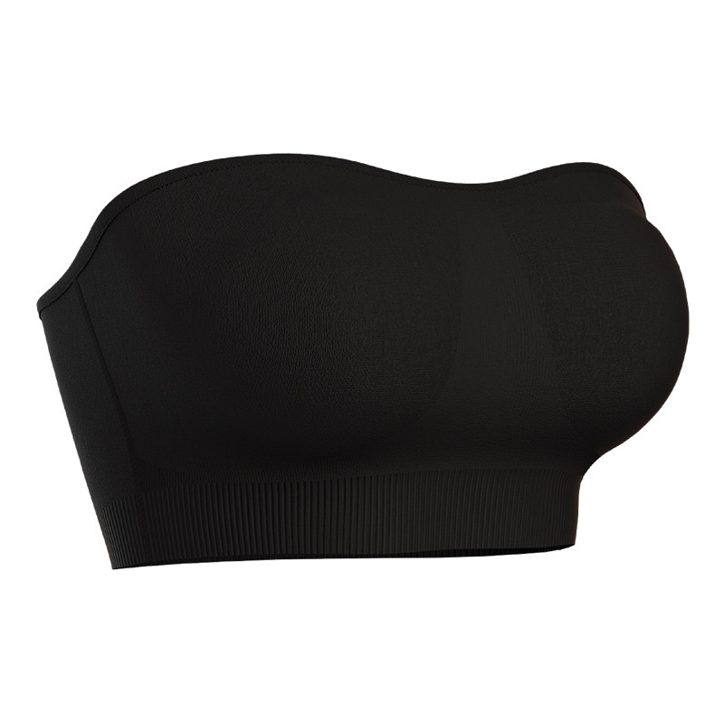 Women’s Wireless Bandeau Bra with Removable Straps