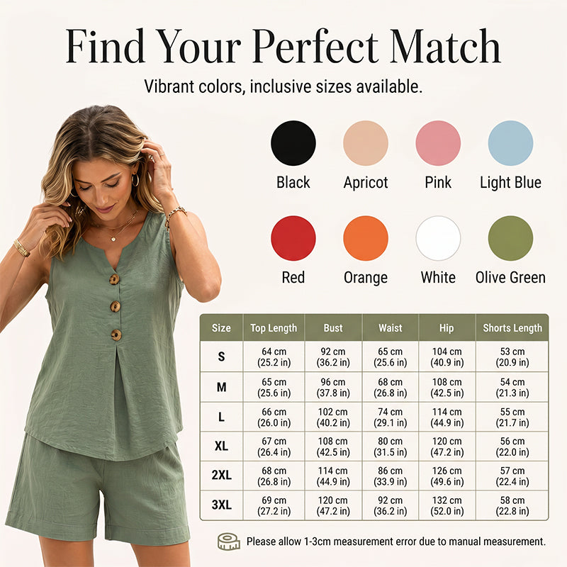 👚LAST DAY 50% OFF✨ 2-piece-set – loose top & comfortable trousers – soft fabric, elastic waistband & versatile combination options – can be worn separately or together