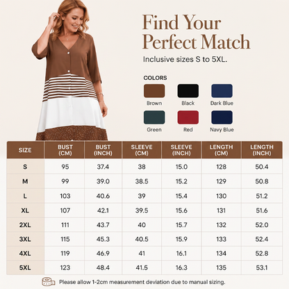 🏖️Summer Hot Sale - Up to 50% OFF⚡50K+ SOLD!🎁Women's Summer V-Neck Button-Up Maxi Dress