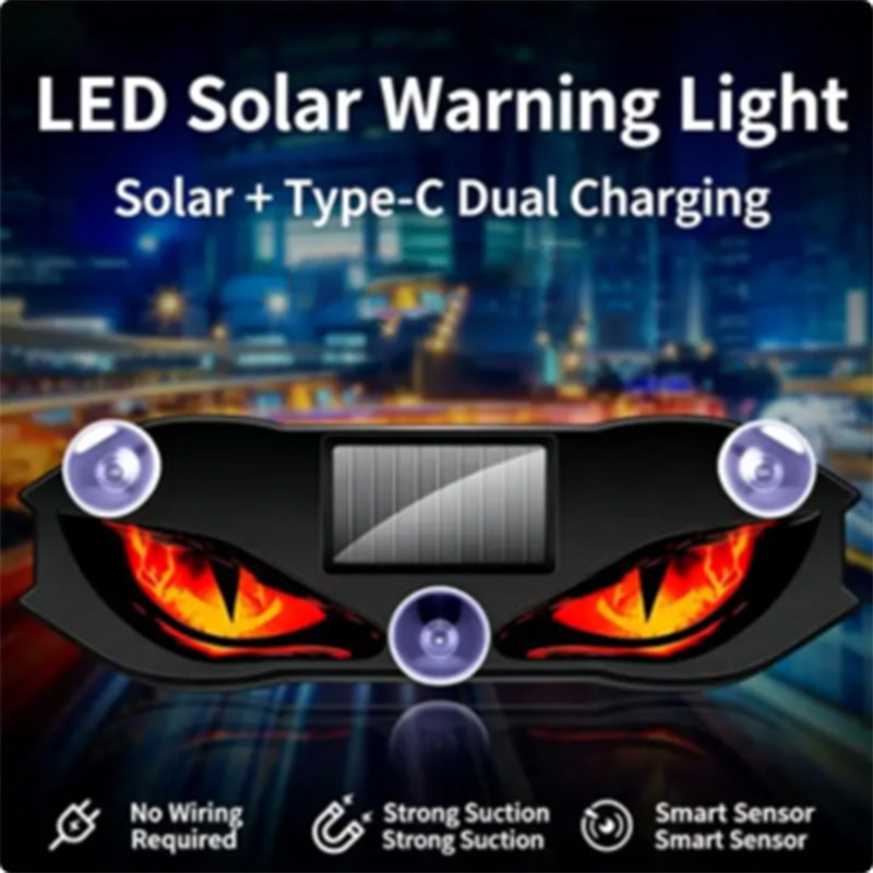 🥳2026 HOT SALE🥳💞50K+ SOLD!🚗🔆 50% OFF! Solar‑Powered Car Warning Light – Auto on with vibration, solar + USB charge. Bright LED, suction mount. Keep safe on roadside day & night! 🛡️✨