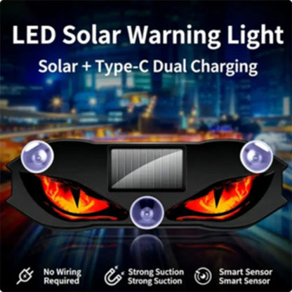 🥳2026 HOT SALE🥳💞50K+ SOLD!🚗🔆 50% OFF! Solar‑Powered Car Warning Light – Auto on with vibration, solar + USB charge. Bright LED, suction mount. Keep safe on roadside day & night! 🛡️✨