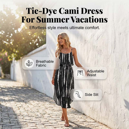 💃2026 Summer Hot Sale 70% OFF✨Women's Summer Tie-Dye Sleeveless Dress👍