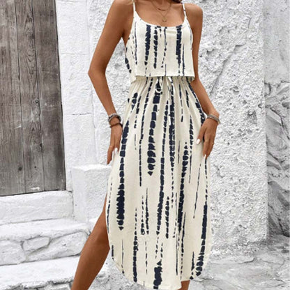 💃2026 Summer Hot Sale 70% OFF✨Women's Summer Tie-Dye Sleeveless Dress👍