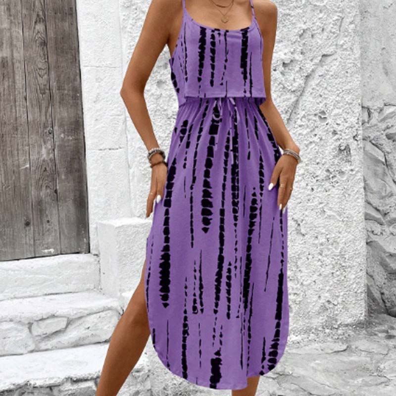 💃2026 Summer Hot Sale 70% OFF✨Women's Summer Tie-Dye Sleeveless Dress👍