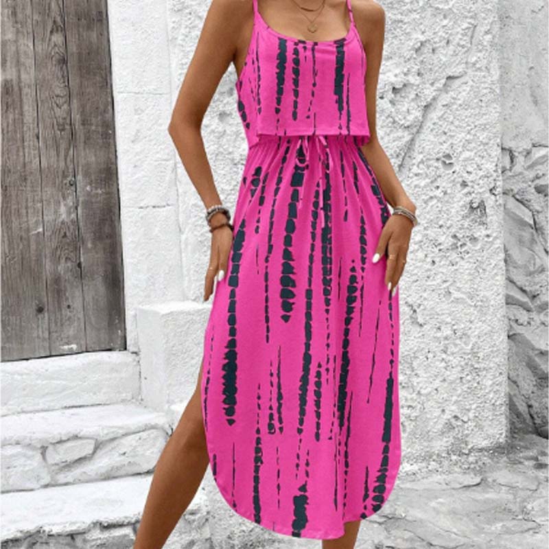 💃2026 Summer Hot Sale 70% OFF✨Women's Summer Tie-Dye Sleeveless Dress👍