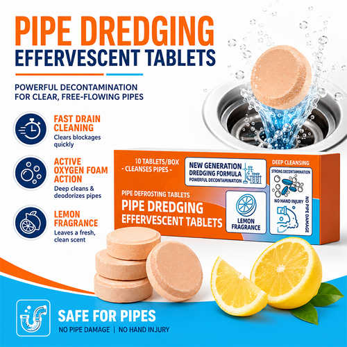 🔥 BUY 2 GET 1 FREE! 🚿 Fast-Acting Drain Cleaner Powder ✨ Clears Clogs, Removes Odors & Keeps Drains Fresh