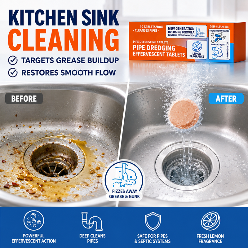 🔥 BUY 2 GET 1 FREE! 🚿 Fast-Acting Drain Cleaner Powder ✨ Clears Clogs, Removes Odors & Keeps Drains Fresh
