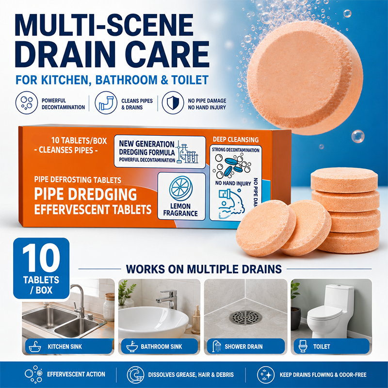 🔥 BUY 2 GET 1 FREE! 🚿 Fast-Acting Drain Cleaner Powder ✨ Clears Clogs, Removes Odors & Keeps Drains Fresh