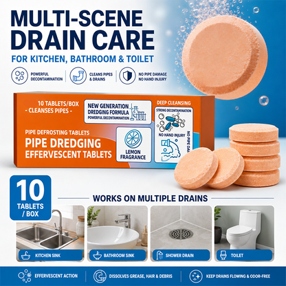 🔥 BUY 2 GET 1 FREE! 🚿 Fast-Acting Drain Cleaner Powder ✨ Clears Clogs, Removes Odors & Keeps Drains Fresh