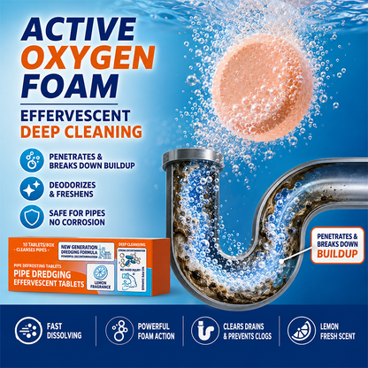 🔥 BUY 2 GET 1 FREE! 🚿 Fast-Acting Drain Cleaner Powder ✨ Clears Clogs, Removes Odors & Keeps Drains Fresh