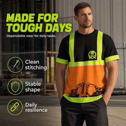 🚧 Viral Hi-Vis Tee – Safety Never Looked So Bold ☀️