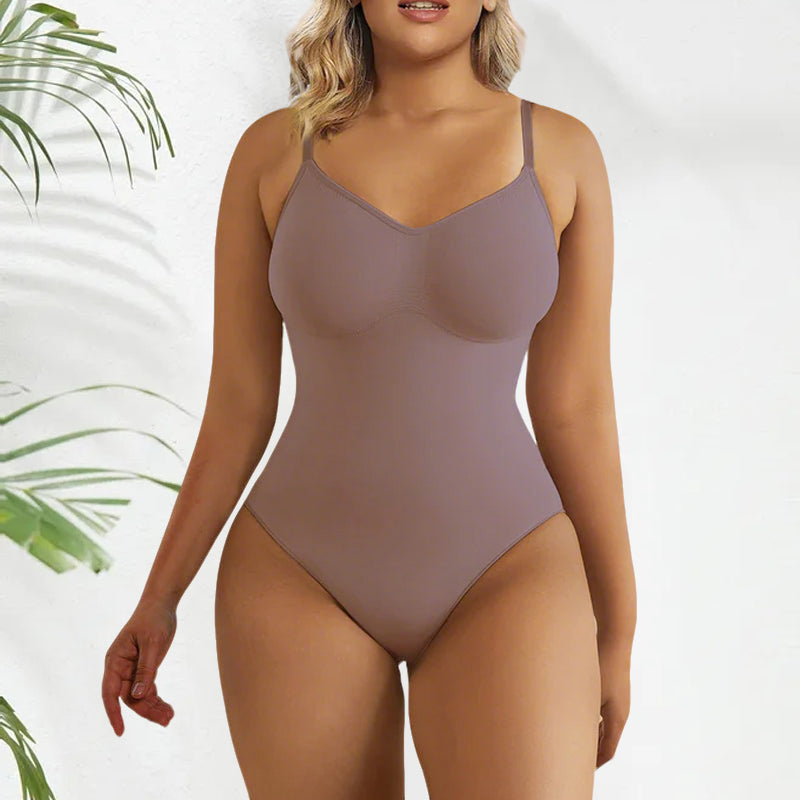 🔥 50% OFF TODAY! 💕 Seamless Thong Bodysuit Jumpsuit ✨ Sculpting Fit, Adjustable Comfort & Invisible Under Any Outfit