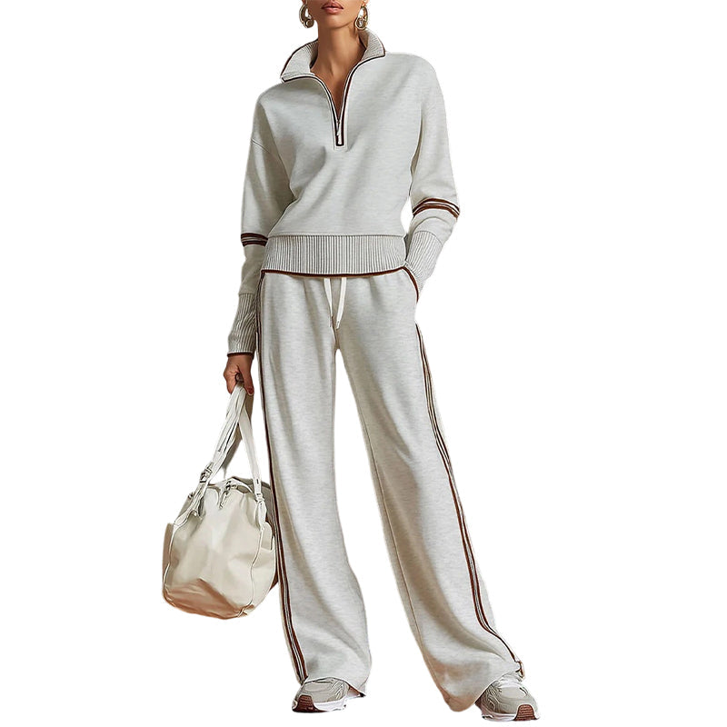 🎁New Arrivals 50% OFF💥Women's Half-Zip Tracksuit Set
