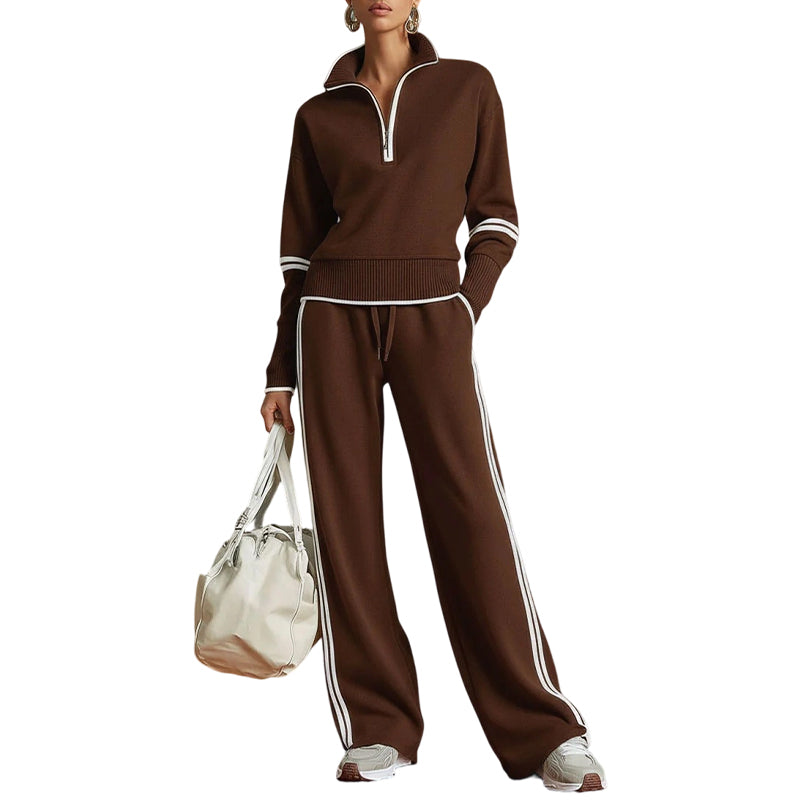 🎁New Arrivals 50% OFF💥Women's Half-Zip Tracksuit Set