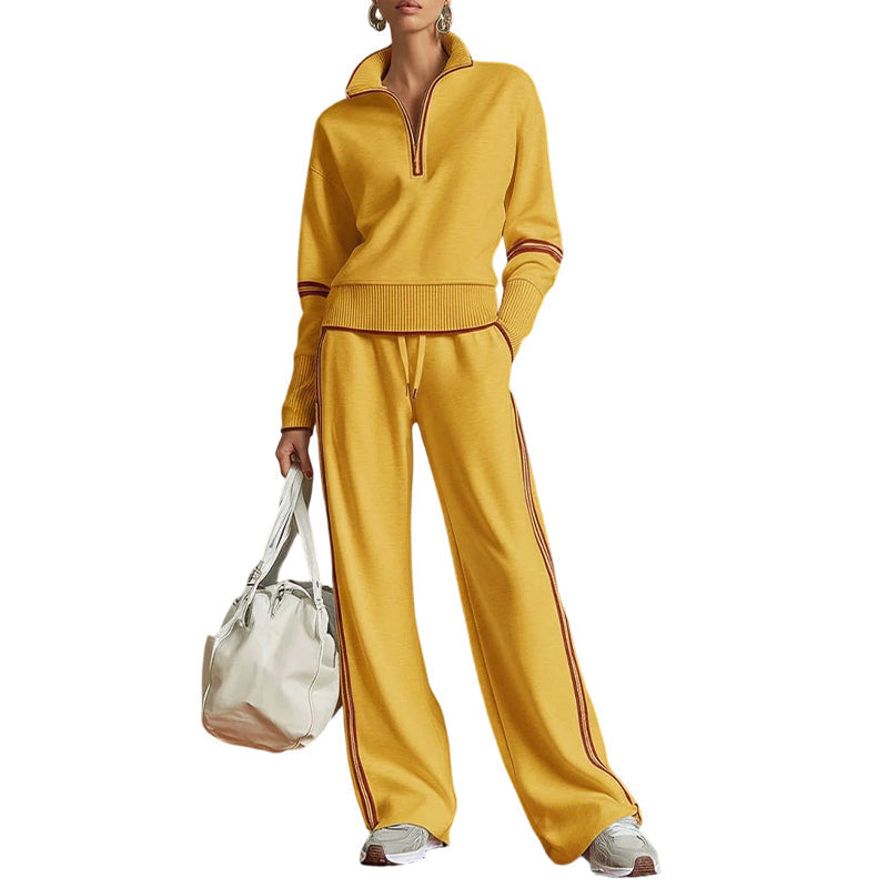 🎁New Arrivals 50% OFF💥Women's Half-Zip Tracksuit Set