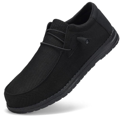 🥾 50% OFF NOW! 🛡️ Slip-On Steel Toe Safety Loafers – Ultralight 0.7lb, ASTM Certified & Casual Comfort 💪