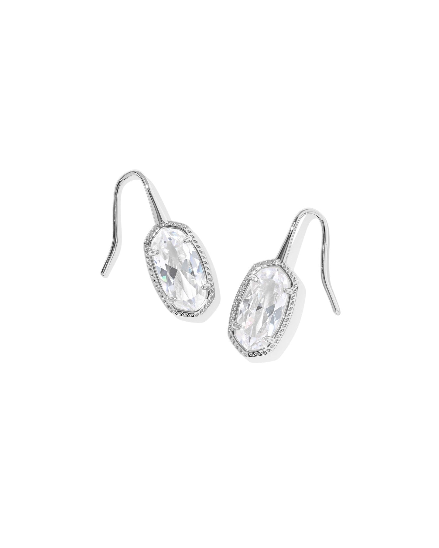 KS Lee Luxe Drop Earring Silver