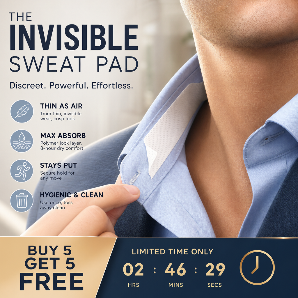 💦 Stay Fresh All Day! 💗 Disposable Collar & Cuff Sweat Liners ✨ Invisible Protection for Shirts & Jackets