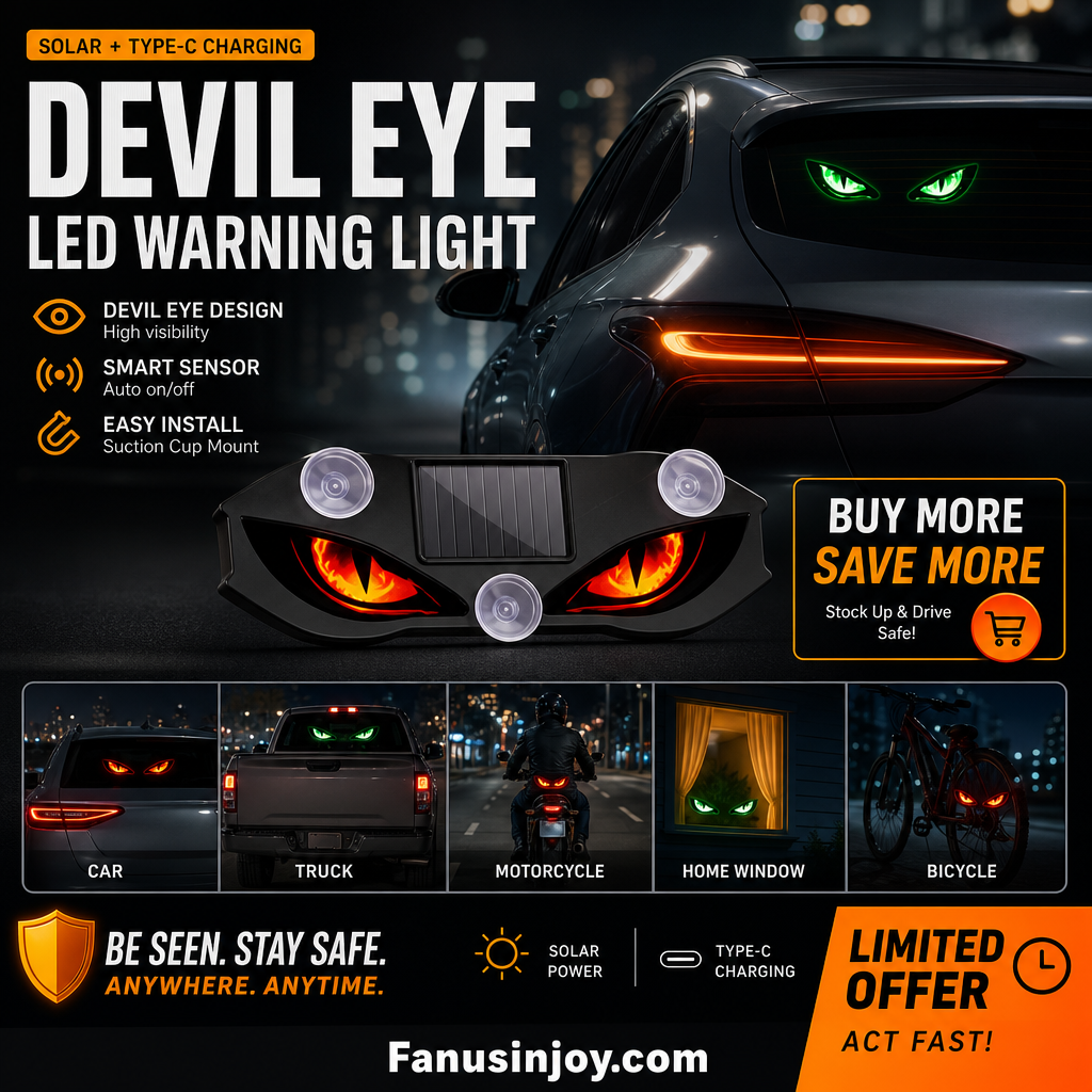 🥳2026 HOT SALE🥳💞50K+ SOLD!🚗🔆 50% OFF! Solar‑Powered Car Warning Light – Auto on with vibration, solar + USB charge. Bright LED, suction mount. Keep safe on roadside day & night! 🛡️✨