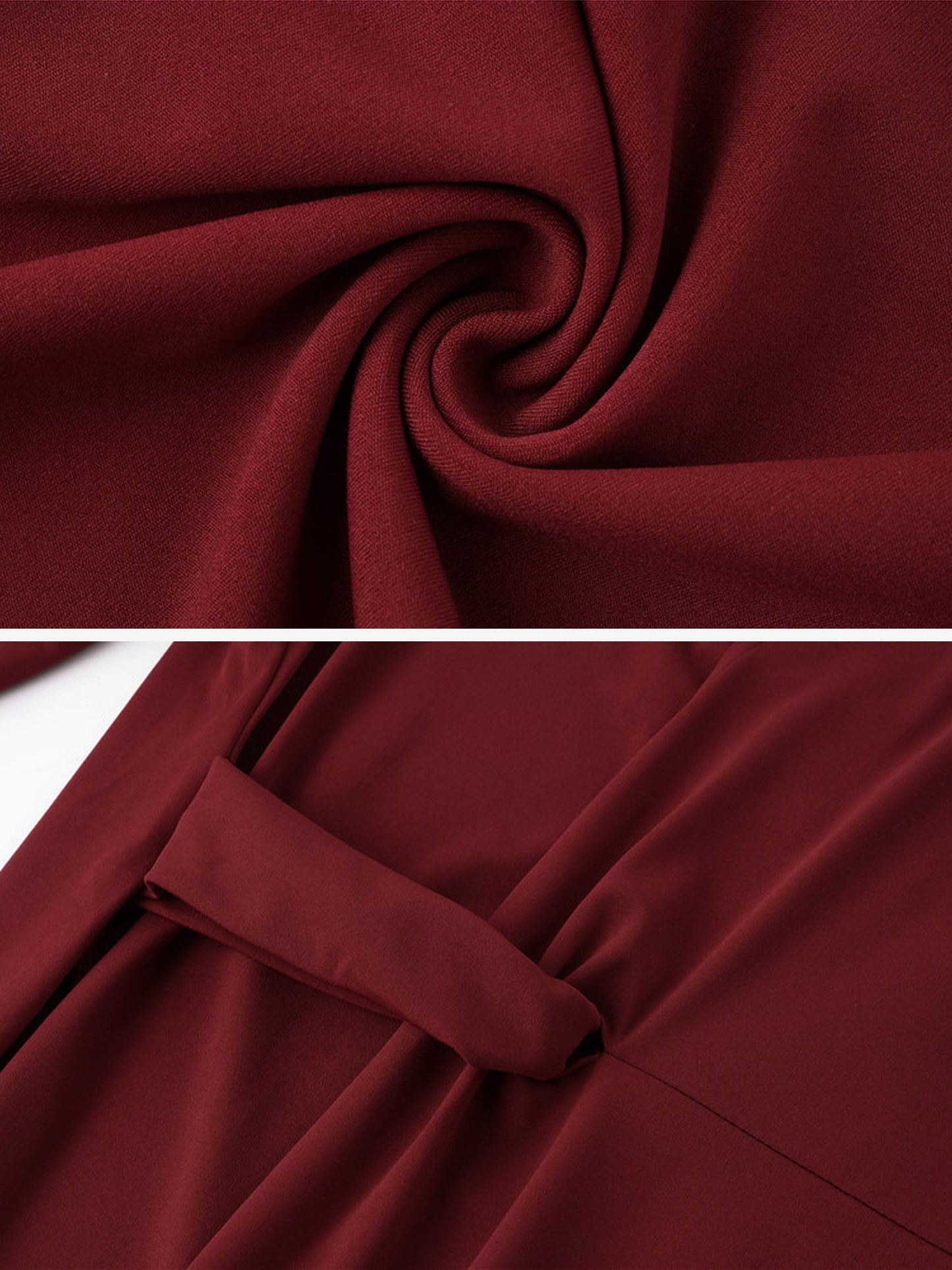 V Neck Long Sleeves Ruched Slit Bodycon Maxi Dress