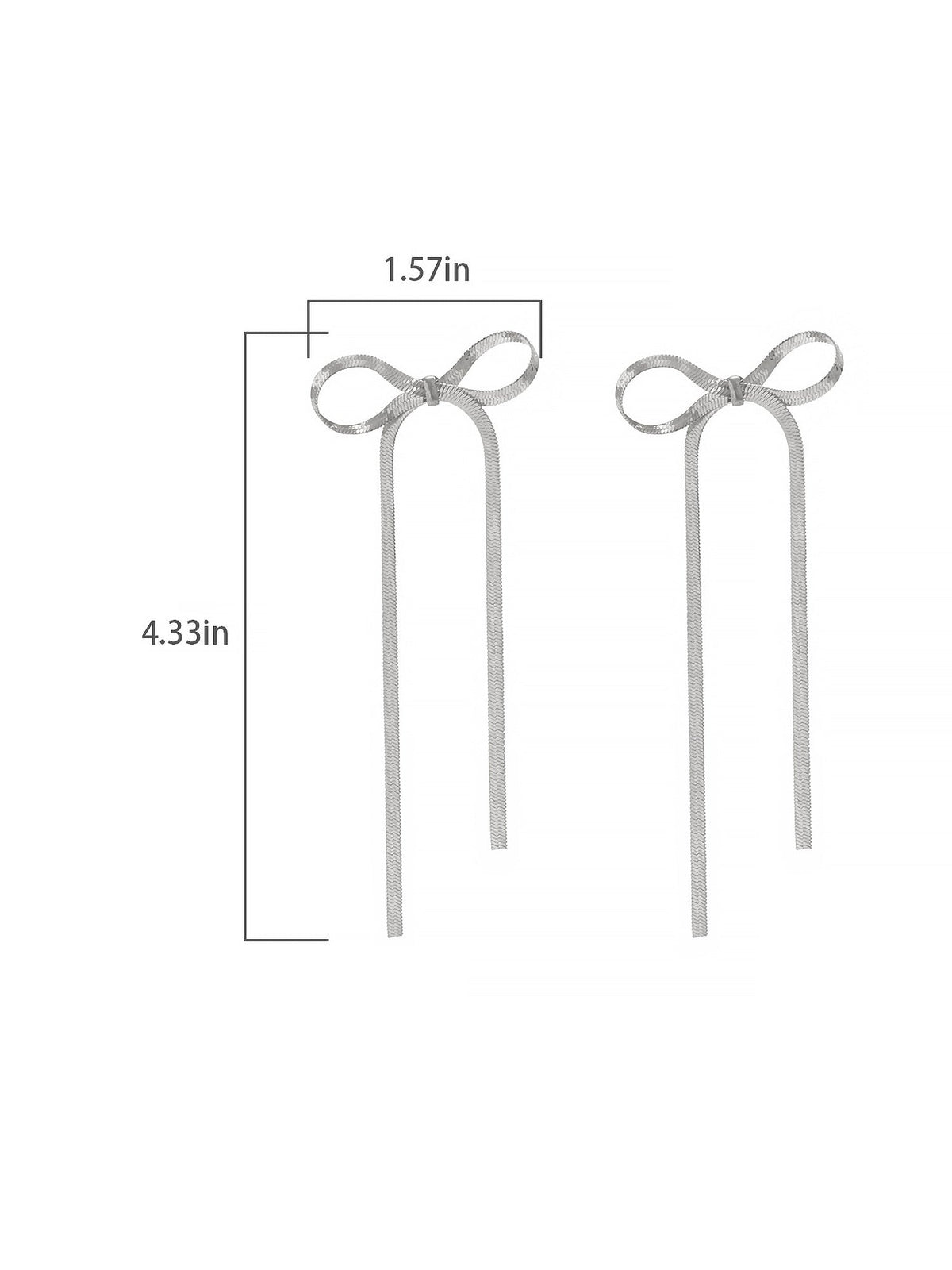 Alloy Faux Pearl Rhinestones Bow Shape Stud Earrings