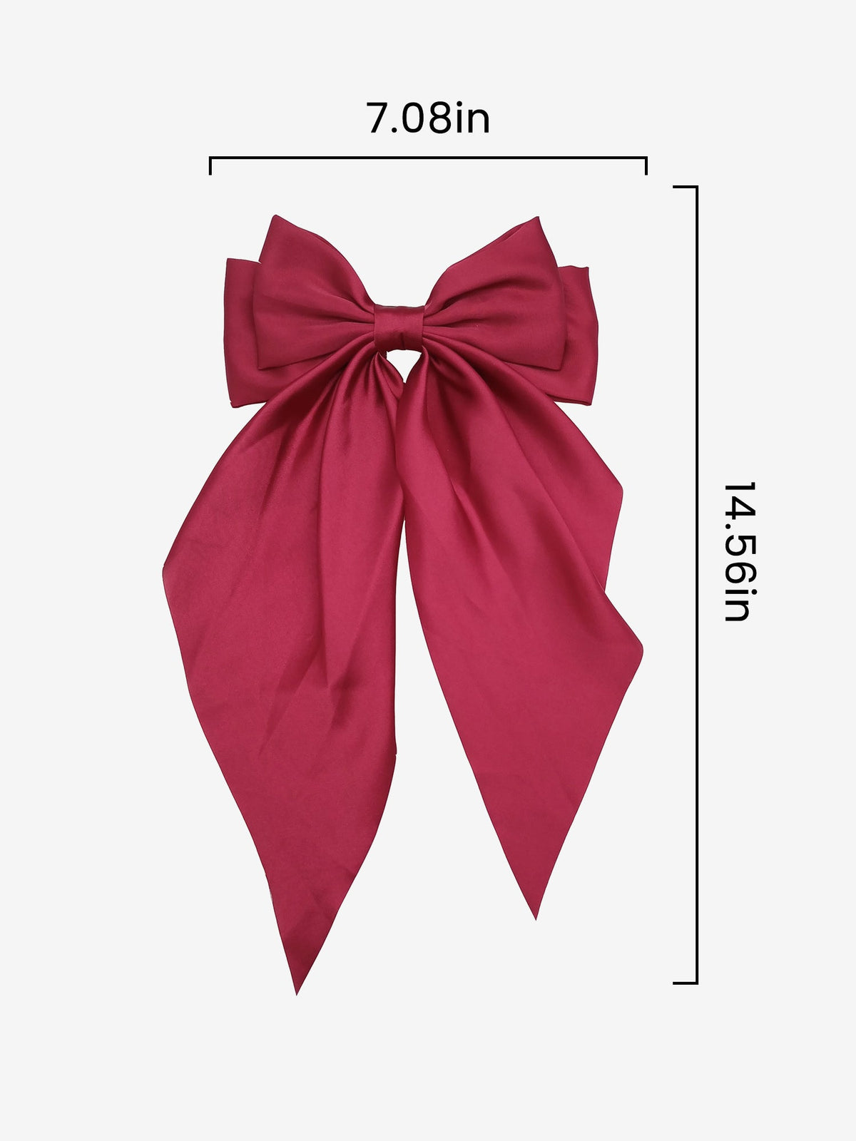 Retro 90s Style with Oversized Design Satin Party and Vintage-Themed Events Hair Accessories
