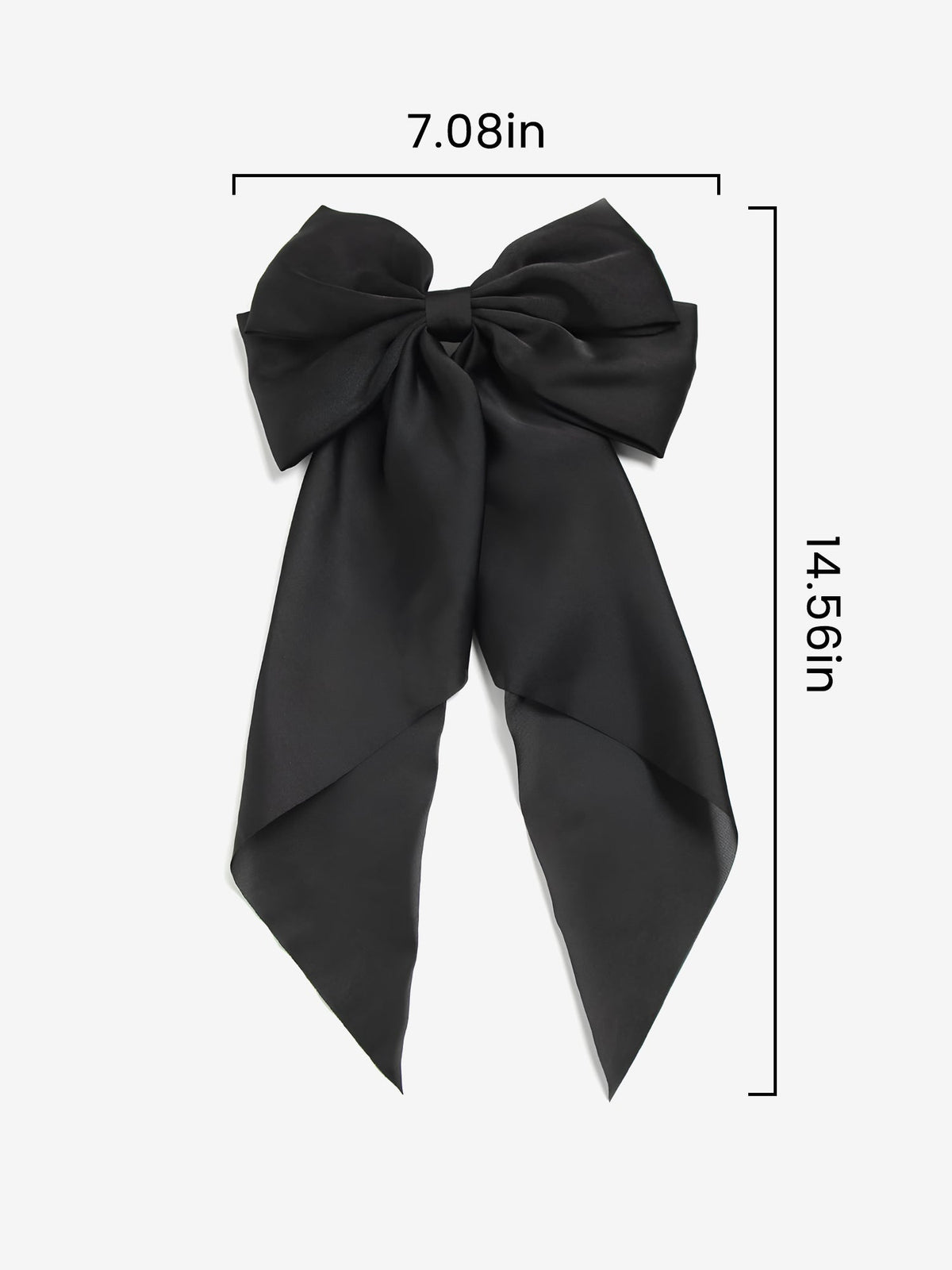 Retro 90s Style with Oversized Design Satin Party and Vintage-Themed Events Hair Accessories