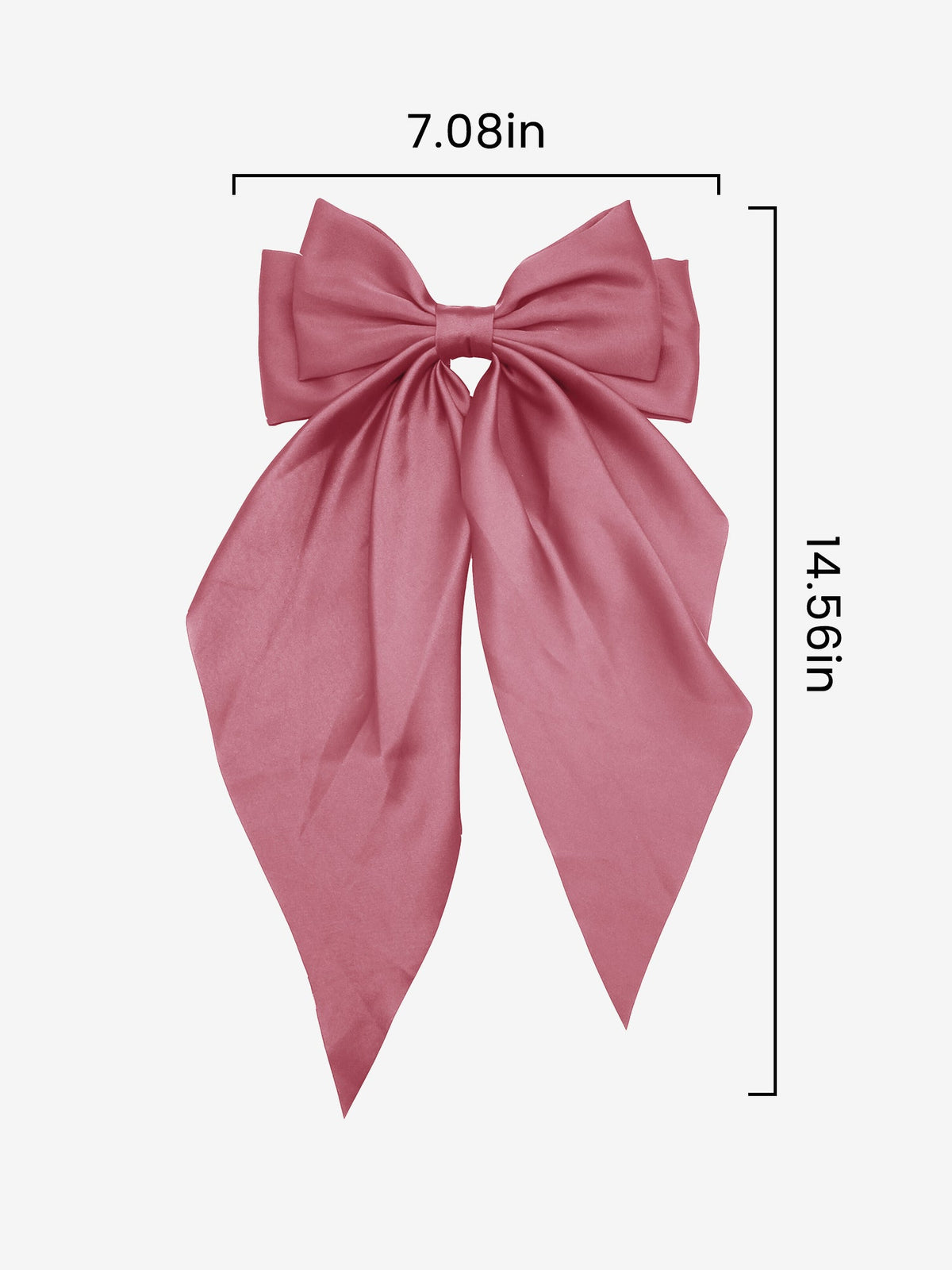 Retro 90s Style with Oversized Design Satin Party and Vintage-Themed Events Hair Accessories