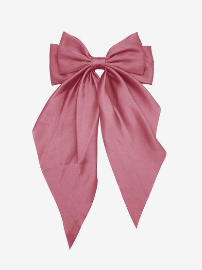 Retro 90s Style with Oversized Design Satin Party and Vintage-Themed Events Hair Accessories