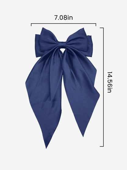 Retro 90s Style with Oversized Design Satin Party and Vintage-Themed Events Hair Accessories